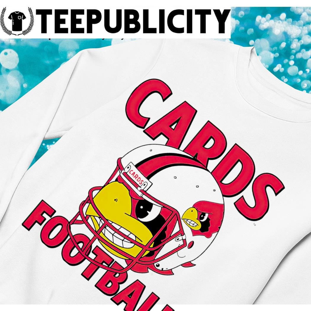 Louisville Cardinals mascot wear helmet Cards football shirt, hoodie,  sweater, long sleeve and tank top