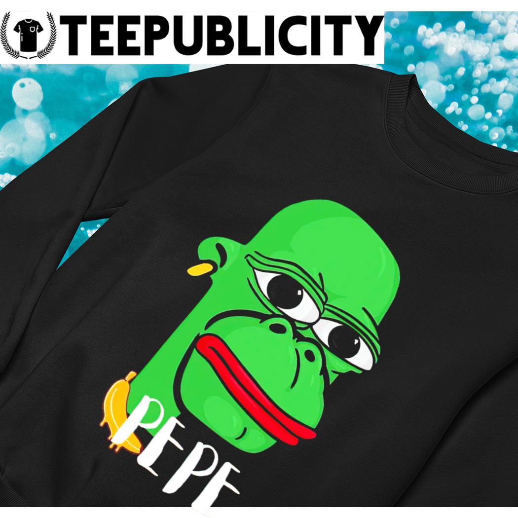 Ape Pepe pixel art shirt, hoodie, sweater, long sleeve and tank top