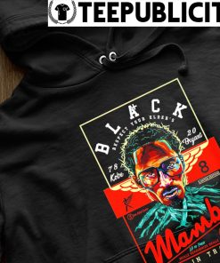 Kobe Bryant Black Mamaba Casual T-Shirt - Glow Splash
