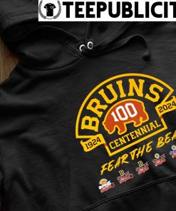 Bruins 100 Centennial 1924 – 2024 Shirt, hoodie, sweater, long sleeve and  tank top