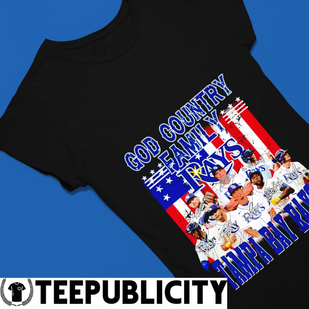 God Country Family Tampa Bay Rays Signatures Shirt