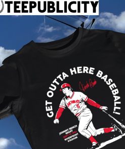 Cincinnati Reds Johnny Bench signature shirt t-shirt by To-Tee