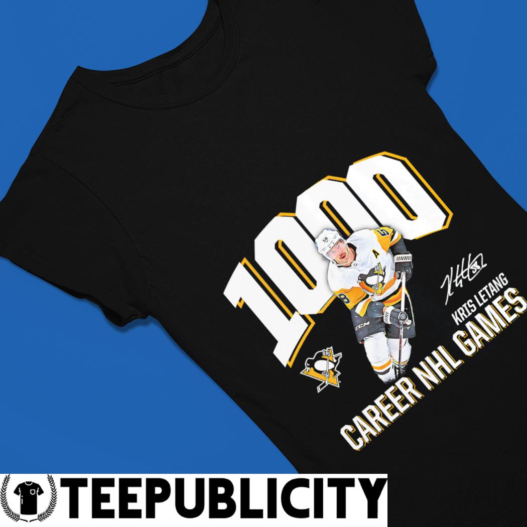 Kris Letang Pittsburgh Penguins 1000 Career Games T-Shirt, hoodie, sweater,  long sleeve and tank top