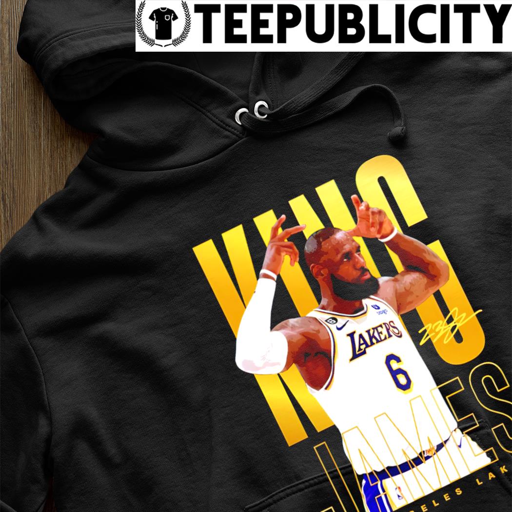 Lakers LeBron James Signature Jersey Shirt, hoodie, longsleeve