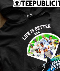 Life is better with Tampa Bay Devil Rays signature 2023 shirt