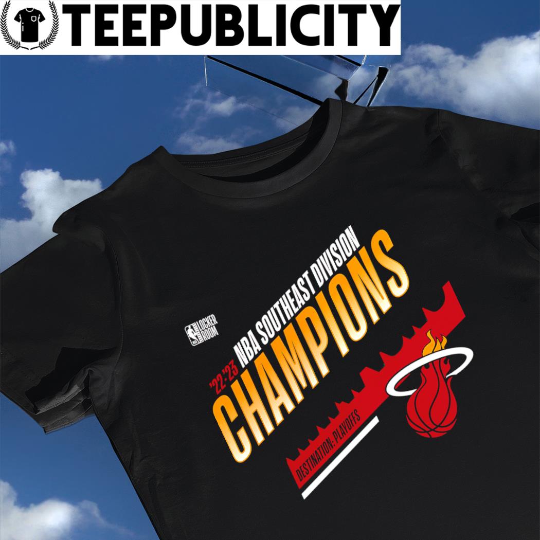 MiamI heat locker room southeast Division champions 2022 T-shirt, hoodie,  tank top, sweater and long sleeve t-shirt