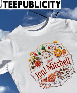 Music Joni Mitchell flowers shirt