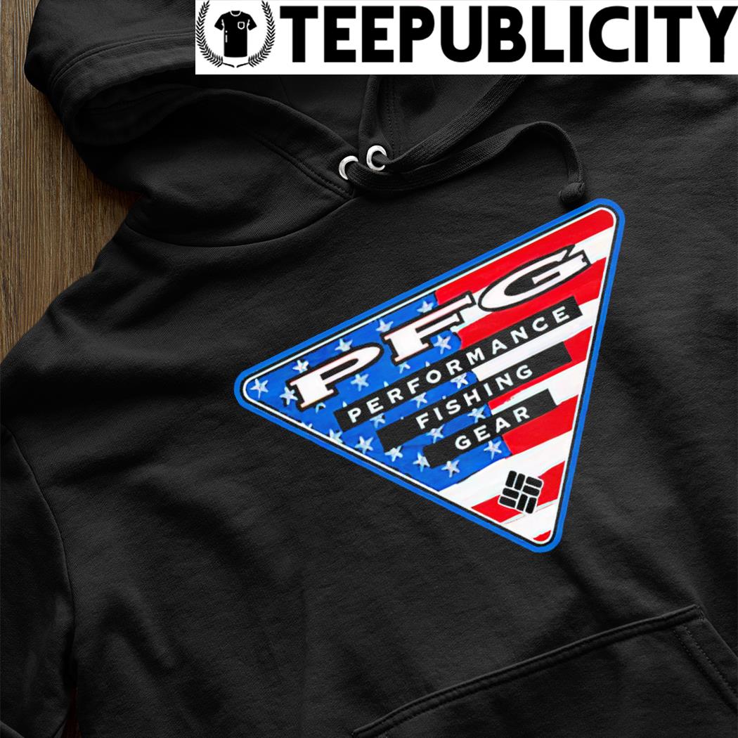 PFG Performance Fishing Gear American flag logo shirt, hoodie