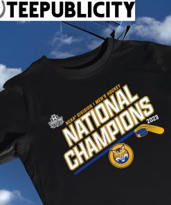Quinnipiac Bobcats 2023 NCAA Division I Men's Ice Hockey National Champions logo shirt