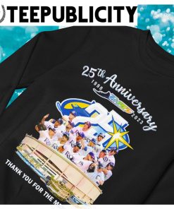 Official Tampa Bay Devil Rays 25th Anniversary 1998 2023 Thank You