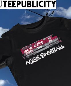 Texas A and M Aggies baseball count the Engines section 203 Train shirt