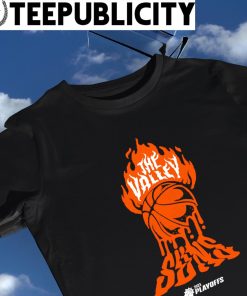 Orange Text The Valley Phoenix Suns Basketball Unisex T-Shirt