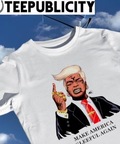 Yak24 Make America Gleeful Again Donald Trump art shirt
