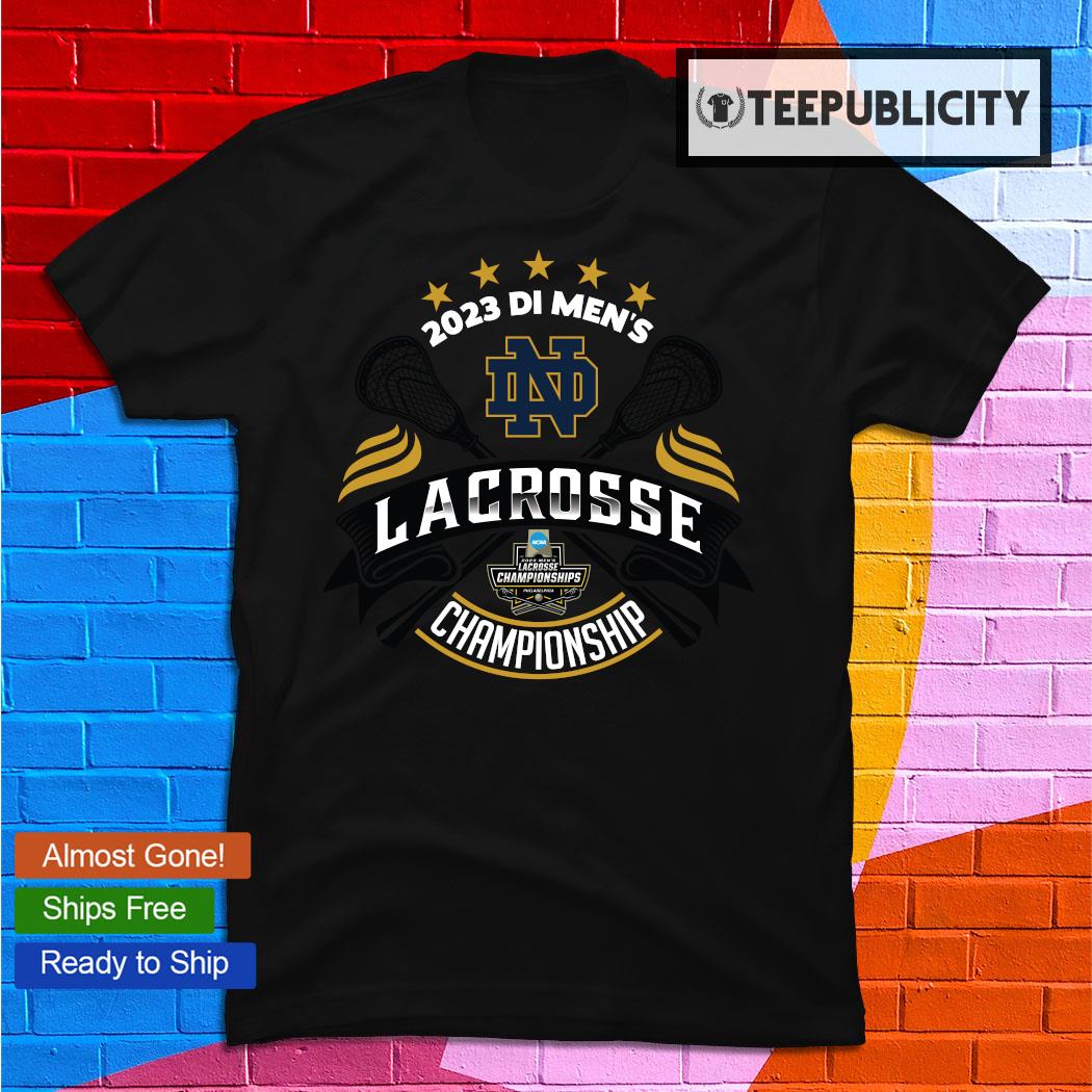 Men's ProSphere Navy Notre Dame Fighting Irish 2023 NCAA Lacrosse National Champions Jersey Size: 3XL