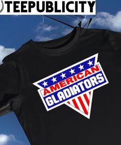 American Gladiators American flag logo shirt
