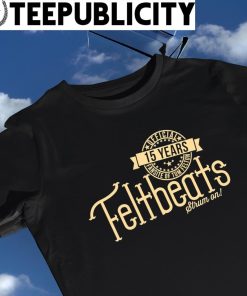 Feltbeats Strum on 15 years Fansite of Tom Felton logo shirt