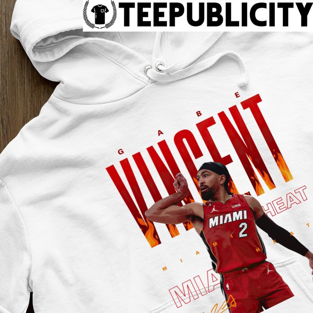 Gabe Vincent Miami Heat signature 2023 shirt, hoodie, sweater, long sleeve  and tank top