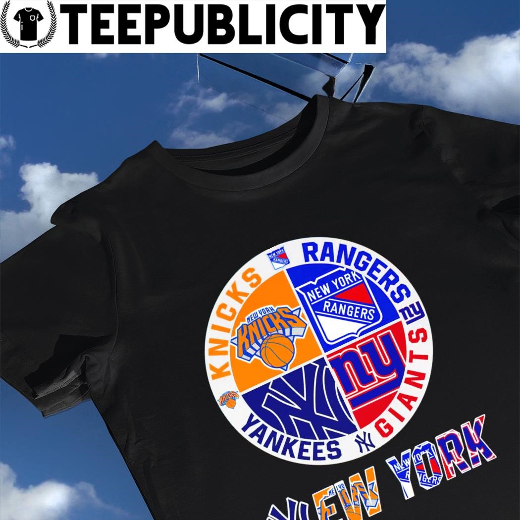 New York Yankees Giants Knicks logo shirt - Limotees