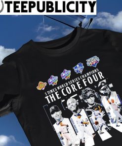 New York Yankees 5 Times World Series Champions The Core Four Abbey Road shirt