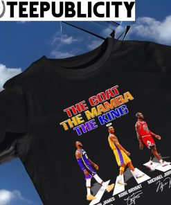 The Goat The Mamba The King Lebron James Kobe Bryant Michael Jordan Abbey Road signature 2023 shirt