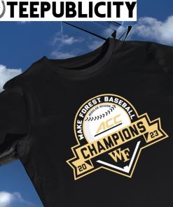Wake Forest Demon Deacons 2023 ACC Baseball Regular Season Champions logo shirt