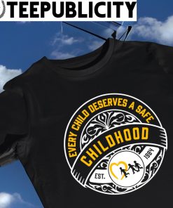 Every Child deserves a safe Childhood logo shirt