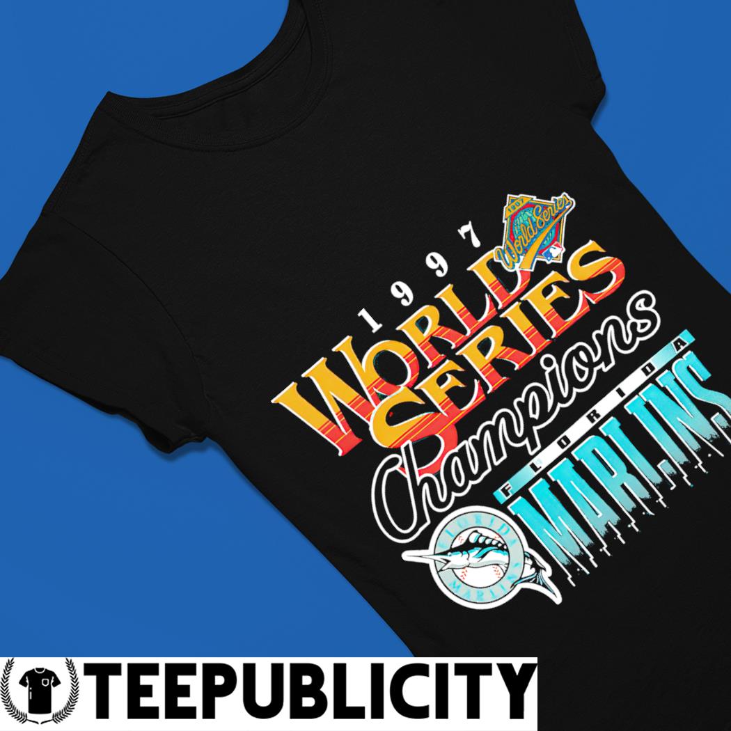 1997 World Series Champions Florida Marlins Tee Shirt