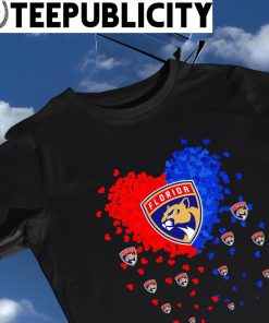 Florida Panthers heart Red and Blue 2023 shirt