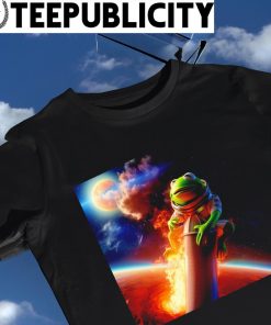 Kermit ERC Astronaut go to the Moon meme shirt