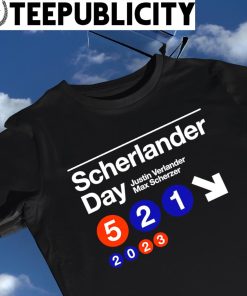 New York Mets Justin Verlander and Max Scherzer Scherlander Day 521 2023 shirt