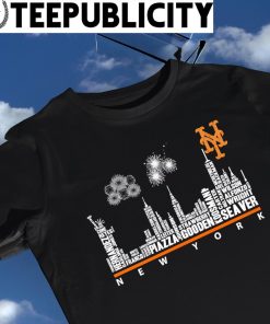 New York Mets players name New York city 2023 shirt