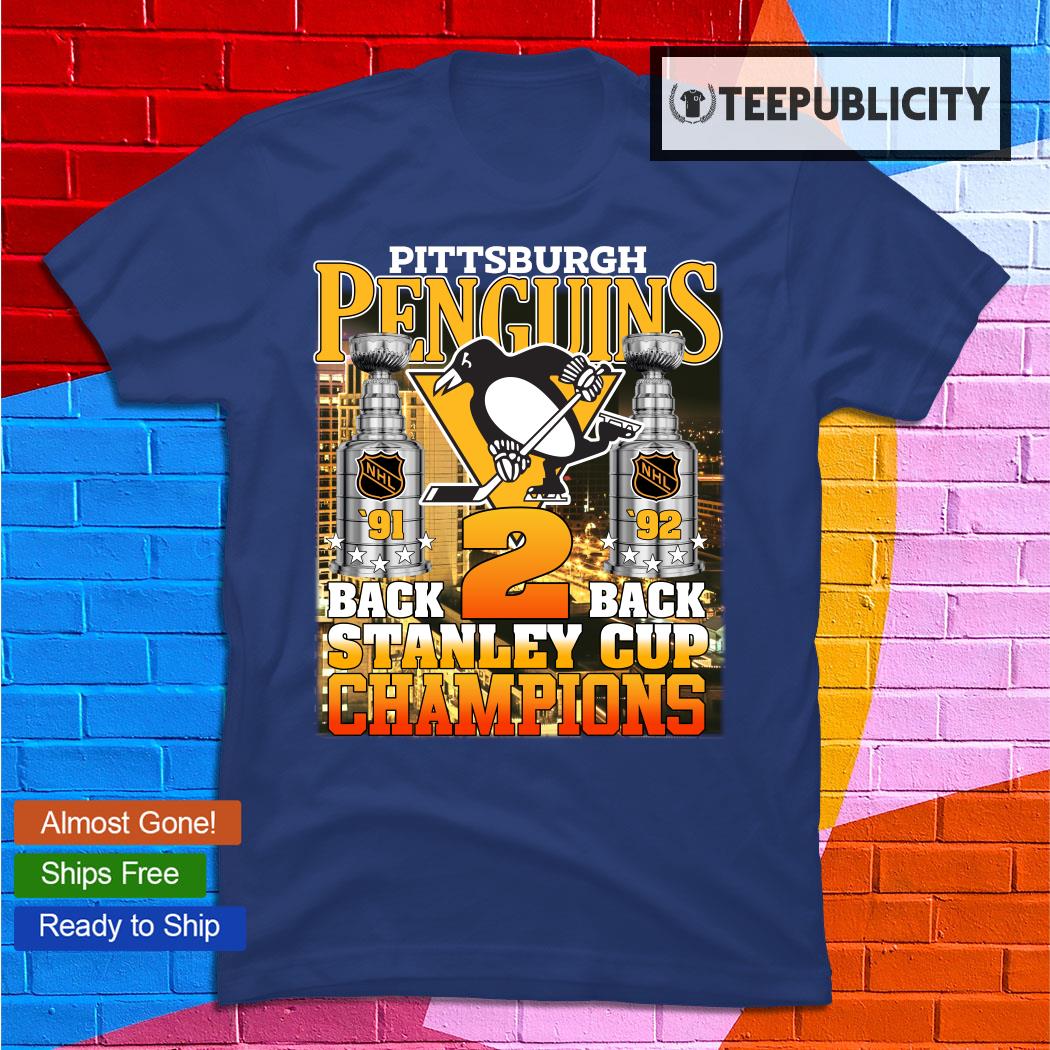 Pittsburgh Penguins 1991 and 1992 Back to Back Stanley Cup Champions shirt,  hoodie, sweater, long sleeve and tank top