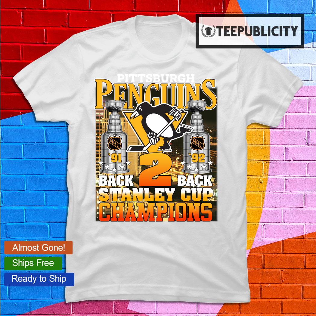 Pittsburgh Penguins NHL Back to Back Stanley Cup Champions 1991