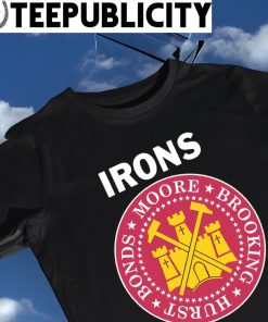 Ramones x West Ham Legends Irons Bonds Moore Brooking Hurst logo shirt
