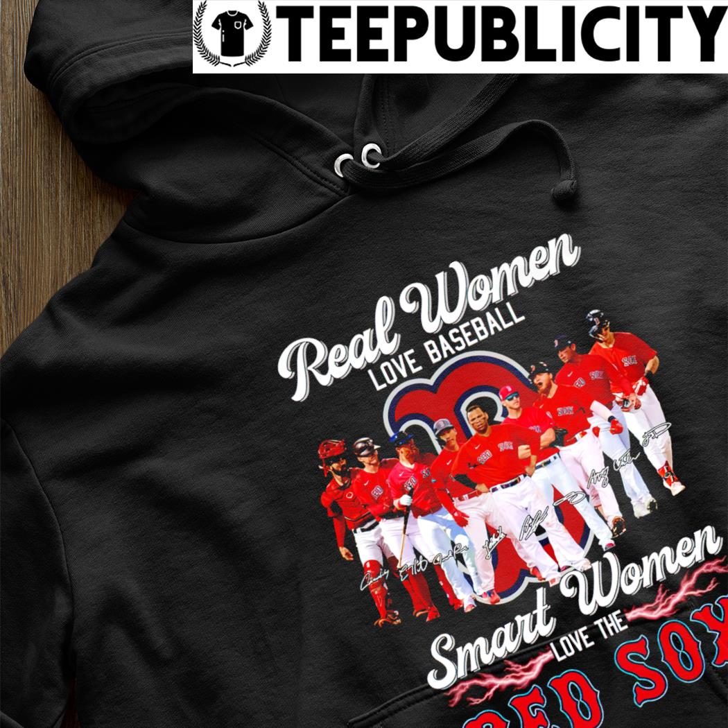 Real women love baseball smart women love the Boston Red Sox signature 2023  shirt, hoodie, sweater, long sleeve and tank top