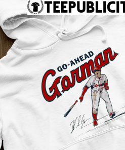 Nolan gorman go-ahead gorman shirt, hoodie, sweater, long sleeve