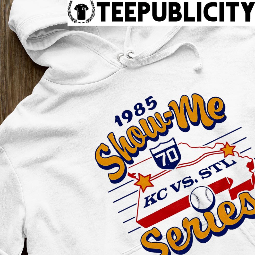 1985 show-me Kansas City Royals vs St. Louis Cardinals series retro shirt,  hoodie, sweater, long sleeve and tank top