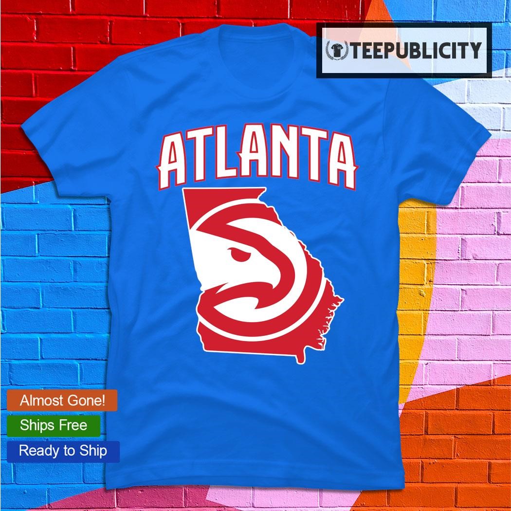 Atlanta Hawks basketball map logo 2023 shirt, hoodie, sweater, long sleeve  and tank top