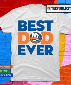 NHL New York Islanders Hockey Best Dad Ever Family Shirt Long