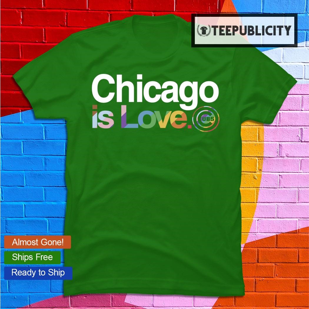 LGBTQ+ Chicago Cubs is love pride logo 2023 T-shirt, hoodie, sweater, long  sleeve and tank top