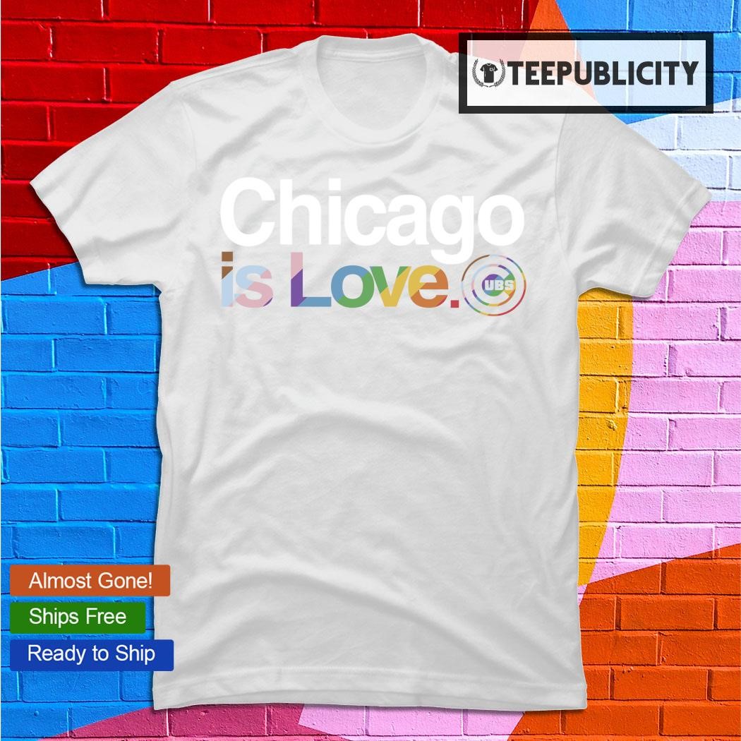 LGBTQ+ Chicago Cubs is love pride logo 2023 T-shirt, hoodie, sweater, long  sleeve and tank top