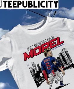 Christopher Morel Chicago Cubs Women's Red RBI Slim Fit V-Neck T