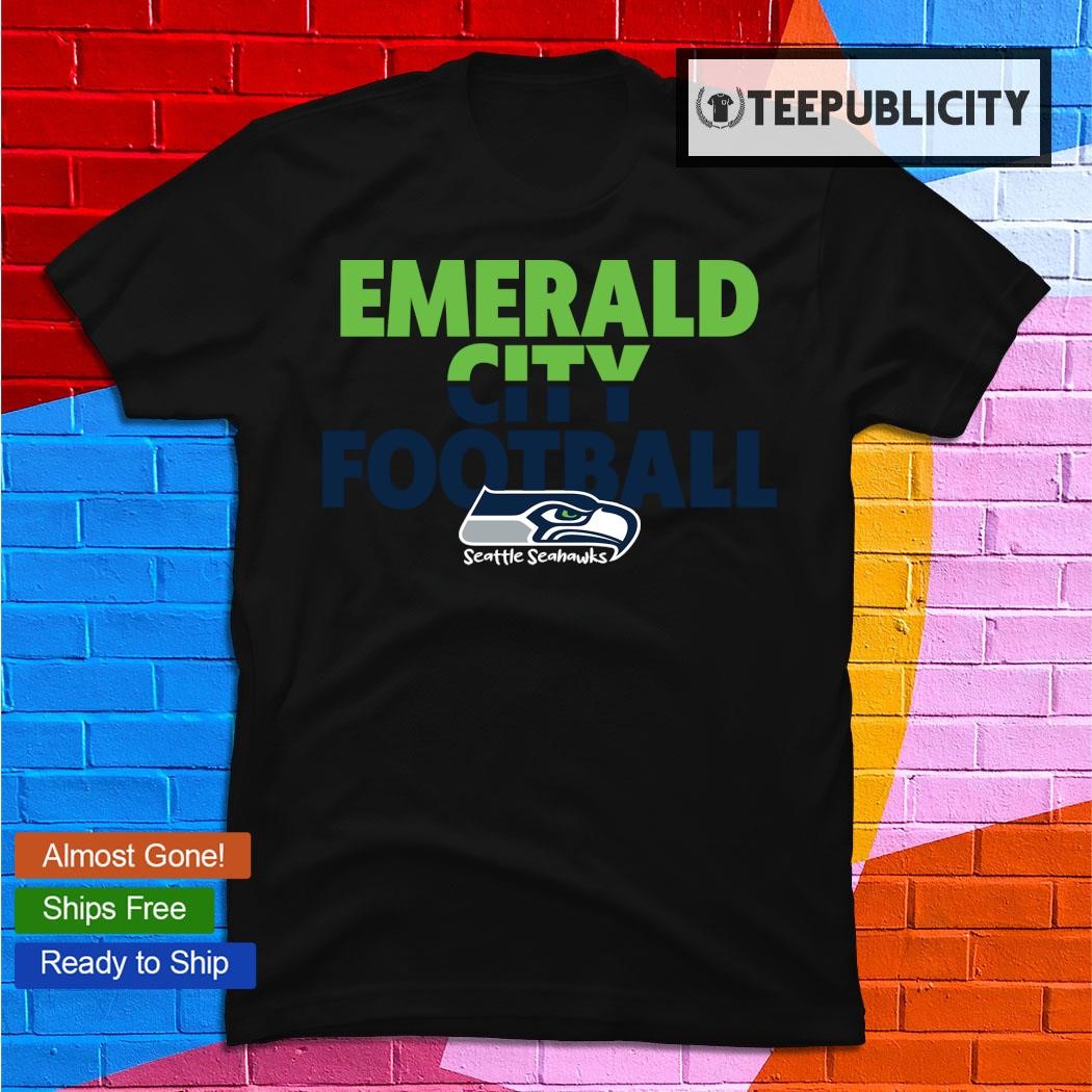 Emerald City Football Logo Seattle Seahawks T-shirt, hoodie, sweater, long  sleeve and tank top