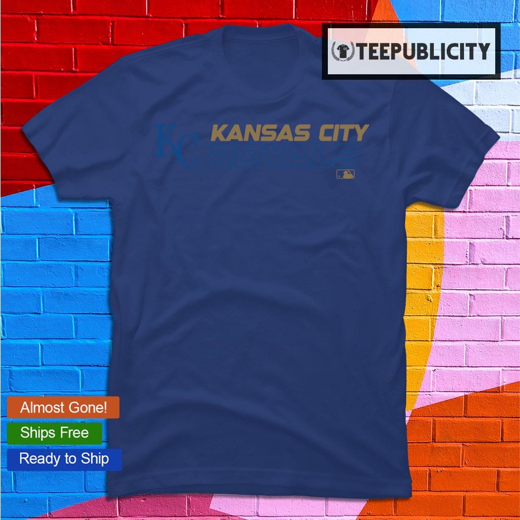 MLB Kansas City Royals Women's Short Sleeve V-Neck Fashion T-Shirt - S