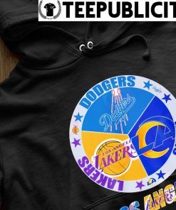Official Los Angeles Dodgers vs Los Angeles Lakers heart shirt, hoodie,  sweater, long sleeve and tank top
