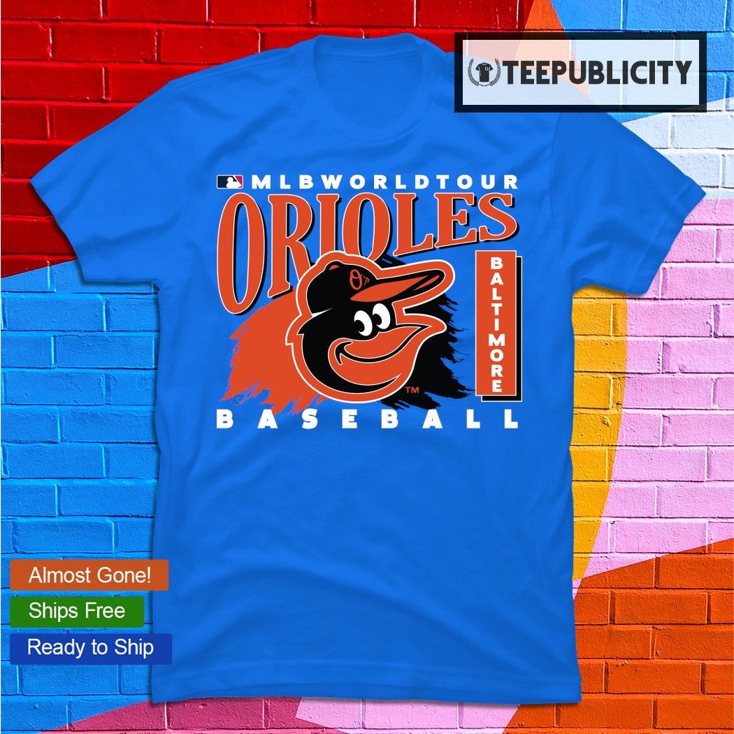 MLB World Tour Baltimore Orioles logo T-shirt, hoodie, sweater, long sleeve  and tank top