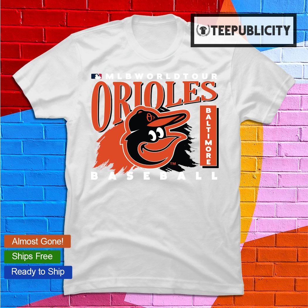 MLB World Tour Baltimore Orioles logo T-shirt, hoodie, sweater, long sleeve  and tank top