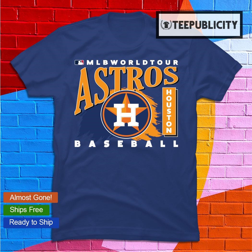 MLB Houston Astros T-Shirt Tee Take it Back - Youth Large, Blue - New
