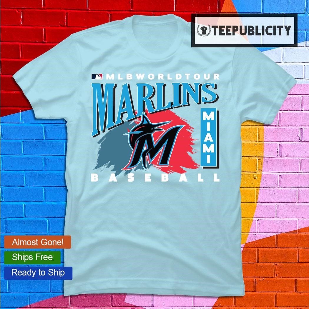 MLB World Tour Miami Marlins logo T-shirt, hoodie, sweater, long sleeve and  tank top