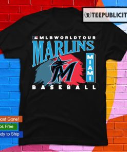 MLB World Tour Miami Marlins logo T-shirt, hoodie, sweater, long sleeve and  tank top